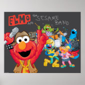 Poster Elmo et le Sesame Band (Devant)