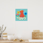 Poster Elmo Happy ! (Cuisine)