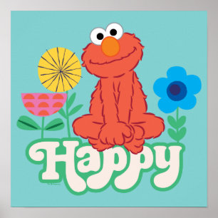 Poster Elmo Happy !