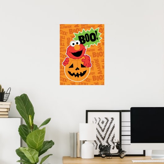 Poster Elmo - Hou (Bureau à domicile)