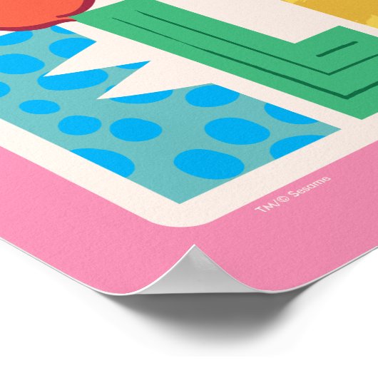 Poster Elmo Mignon & Amusant (Coin)