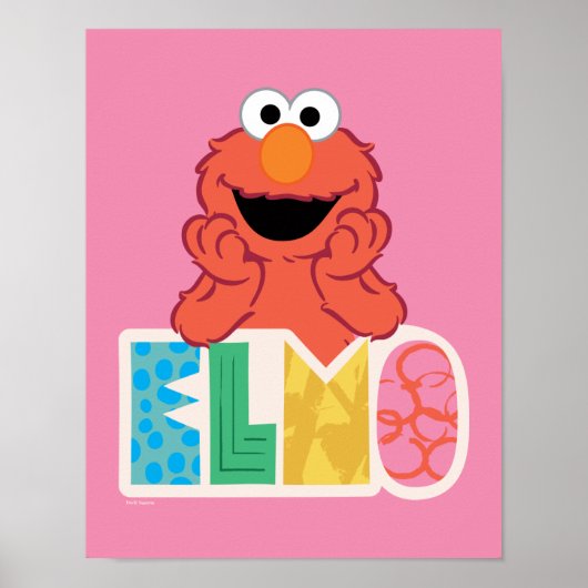 Poster Elmo Mignon & Amusant (Devant)
