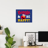 Poster Elmo Rire et être Heureux (Bureau à domicile)