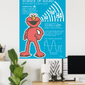 Poster Elmo - Science du son (Bureau à domicile)