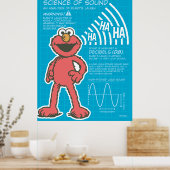Poster Elmo - Science du son (Cuisine)