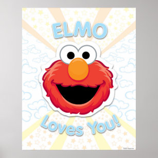 Poster Elmo T'aime