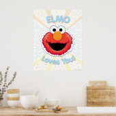 Poster Elmo T'aime (Cuisine)