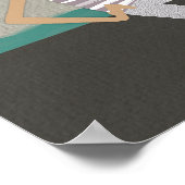 Poster Elodie au Bord de la Mer Mode (Coin)