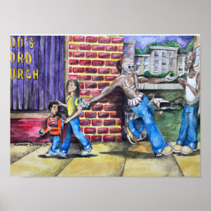 Poster Éloigne-toi du négatif