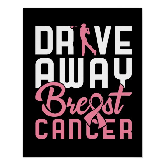 Poster Éloigner le cancer du sein (Devant)