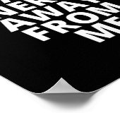 Poster Éloignez-Moi De Moi L'Énergie De Wack (Coin)