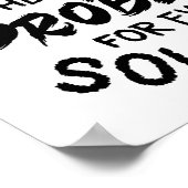 Poster Éloignez-vous des personnes négatives (Coin)