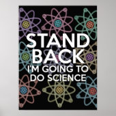 POSTER ÉLOIGNEZ-VOUS, JE VAIS FAIRE DES SCIENCES (Devant)