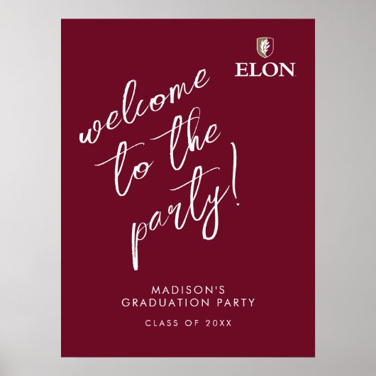 Poster Elon | Diplômé 20XX (Devant)