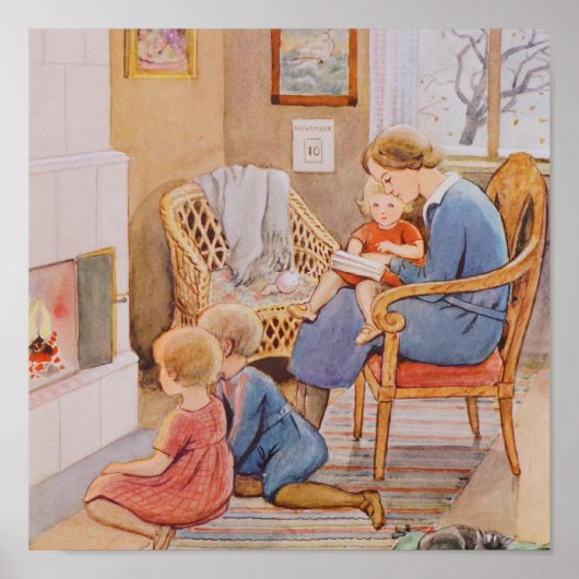 Poster Elsa Beskow Print (Devant)