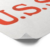 Poster Em me moi-même élevé dans mon jardin scolaire amér (Coin)