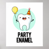 Poster Émail de fête Funny Dot Pun (Devant)