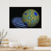 Poster Emballage de sphère apollonienne (Cuisine)