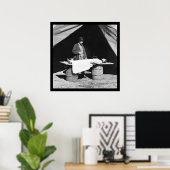 Poster Embalming Surgeon at Work 1864 (Bureau à domicile)