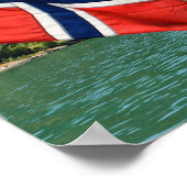 Poster Embarcadère de voiture en Norvège (Coin)