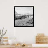 Poster Embarquement de Yorktown pour l'atterrissage à la  (Cuisine)