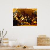 Poster Embarquement des pèlerins par Robert Walter Weir (Cuisine)