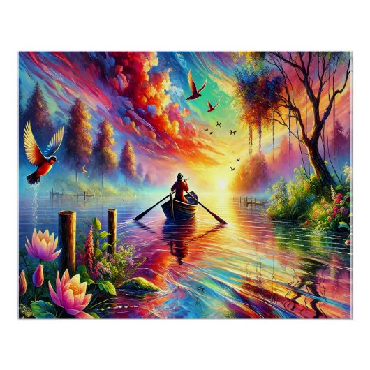 Poster 🚣 ‍ ♂️ embarquez sur un voyage de rêve avec chaqu (Devant)