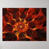 Embers Abstrait Digital Fractal Art