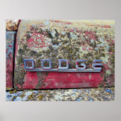 POSTER EMBLÉE DE LA BOUE DE CAMION DE DODGE 1947 (Devant)