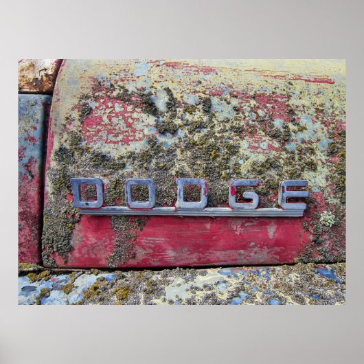 POSTER EMBLÉE DE LA BOUE DE CAMION DE DODGE 1947 (Devant)