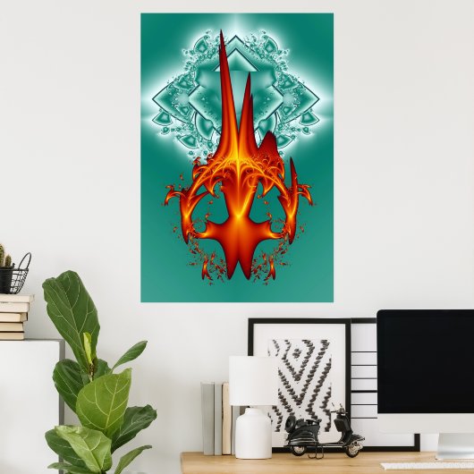 Poster Emblème. (Bureau à domicile)