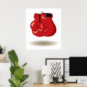 Poster Emblème Boxe cool (Bureau à domicile)