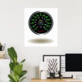 Poster Emblème cool Speedometer (Bureau à domicile)