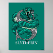 Poster Emblème croisé SLYTHERIN™ (Devant)