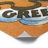 Poster Emblème d'aigle tenant des feux d'artifice, Boucli (Coin)