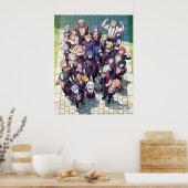 Poster Emblème de feu trois maisons (Cuisine)