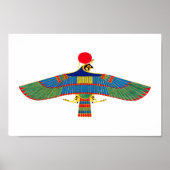 Poster emblème de Hawk Ra egypt ancienne pyramide pharaon (Devant)