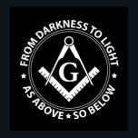 Poster emblème de la franc-maçonnerie<br><div class="desc">emblème de la franc-maçonnerie</div>