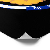 Poster Emblème de la République de Corée (Coin)