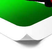 Poster Emblème de snowboard multicolore (Coin)