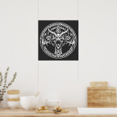 Poster Emblème Dragon Celtique par BurnsInHell (Cuisine)