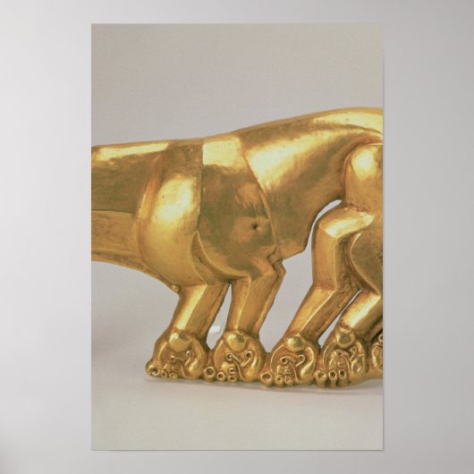 Poster emblème du bouclier sous forme de panthère (Devant)