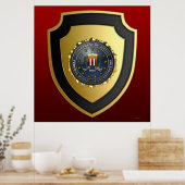 Poster Emblème du FBI (Cuisine)