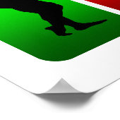 Poster Emblème Multicolor Bodybuilding (Coin)