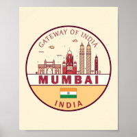 Emblème Skyline de Mumbai India