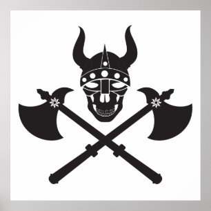 Poster emblème viking