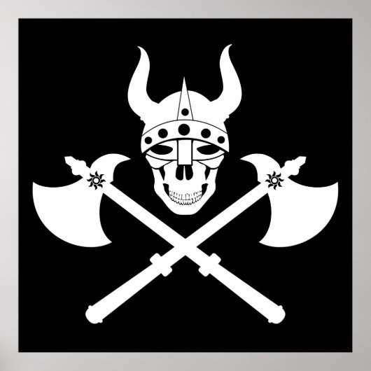 Poster emblème viking (Devant)