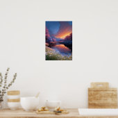 Poster Embrace de Serene Sunset (Cuisine)