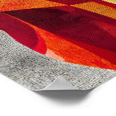 Poster Embrace Me – Abstract Lovers Art in Red & Gold (Coin)