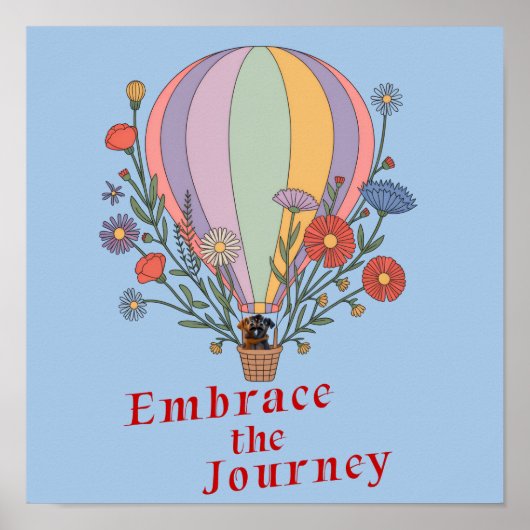 Poster Embrace The Journey (Devant)